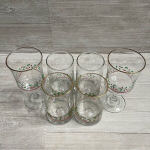 Vintage Libby Christmas Glasses from Arby’s